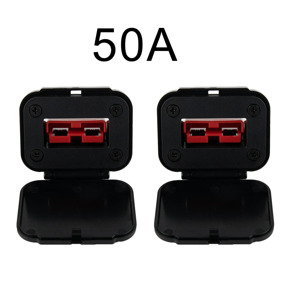 موصلات كابلات الأسلاك جبل قوس 2 غرز 50A التثبيت عبر الإنترنت البلاستيك RVs اليخوت 19 موصلات تباعد