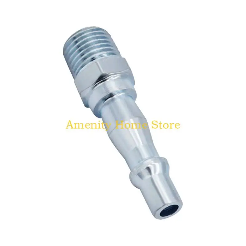 

F26C 1/4PT Air Line Hose Connection Kit 8PCS Couplings for Compressor Gas Pipe Hose Connector Easy to Use