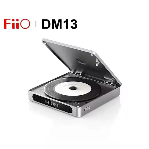 FiiO DM13 Multifunctional Portable Stereo CD Player with Long-Lasting Battery, Supports USB Ripping, Optical/coaxial/3.5mm/4.4mm