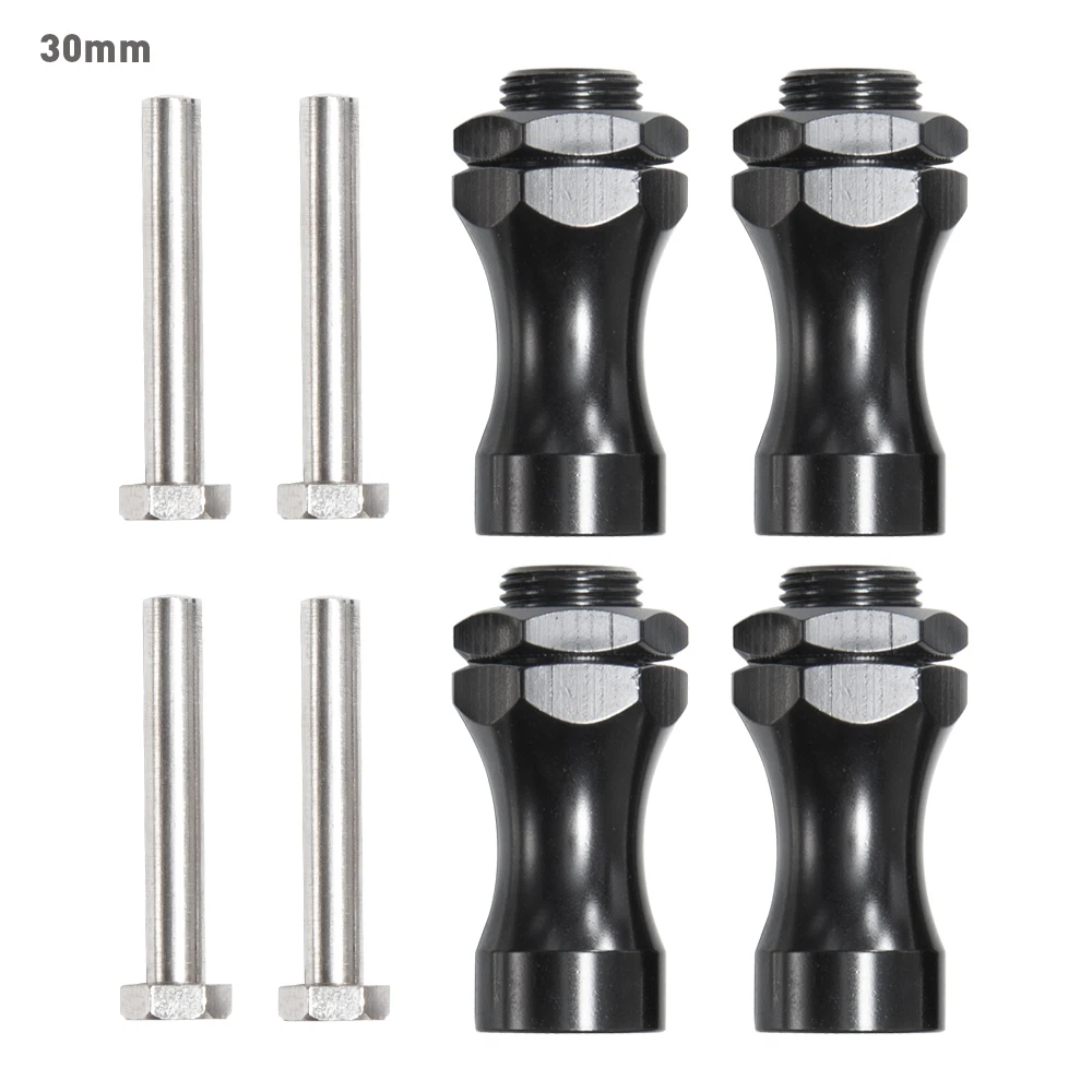 YEAHRUN 4Pcs/Set 15/20/30mm Extended 12mm Conversion to 17mm Wheel Hex Hub Adapters for 1/10 RC Car Upgrade Accessories Parts