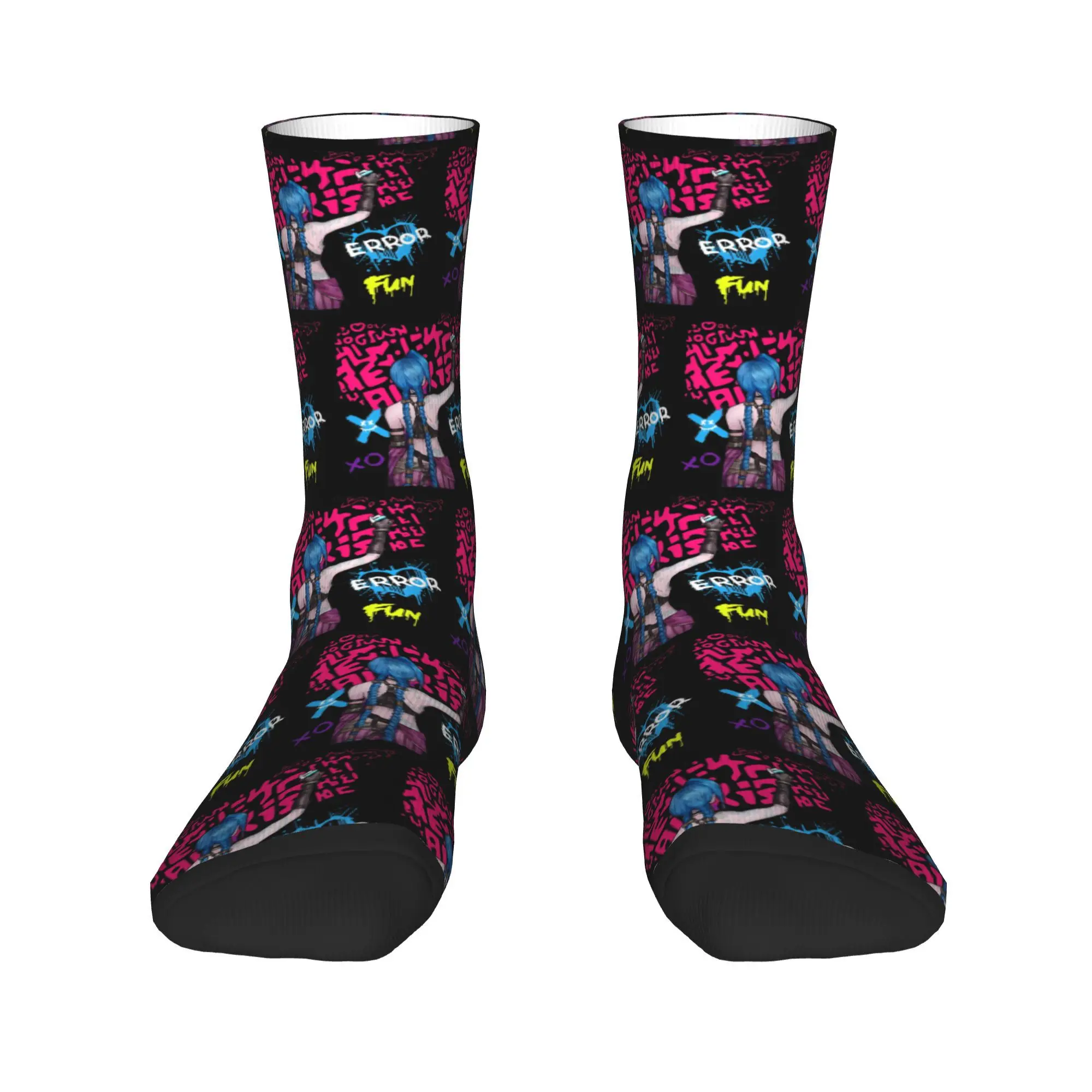 Unisex L-League of In The Legendsed Merch Socks Vi Arcane Cozy Socks Fashion For Sports Wear WZ006