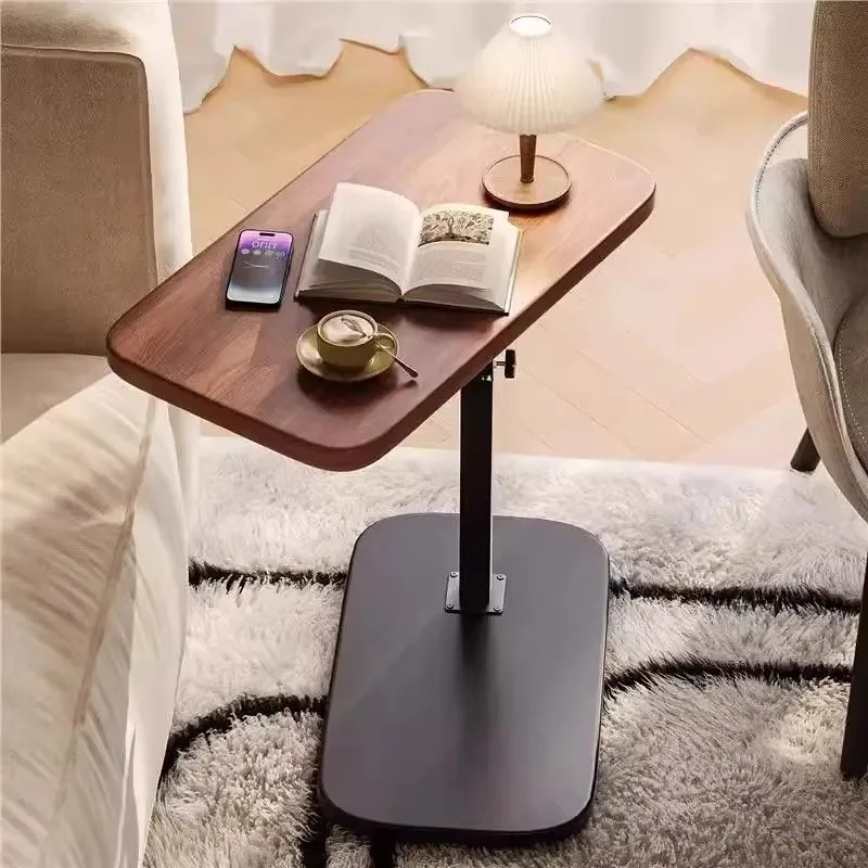 Foldable lifting bedside table sofa, small household coffee table, small bedside table, student dormitory study