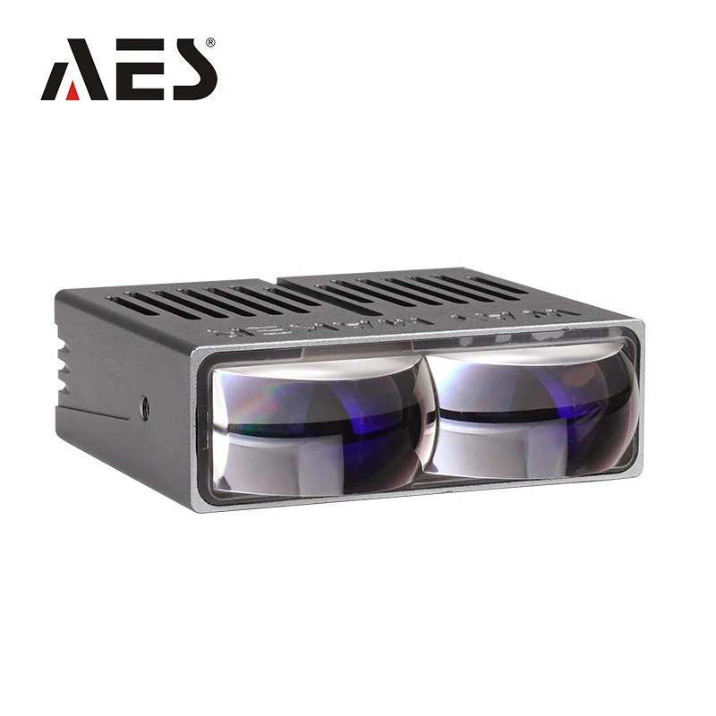 2025 AES أحدث SD004 ليزر صغير مقاوم للماء مصباح مساعد سيارة العلوي الحل 2 قطعة لونين دراجة نارية مصباح مساعد #5