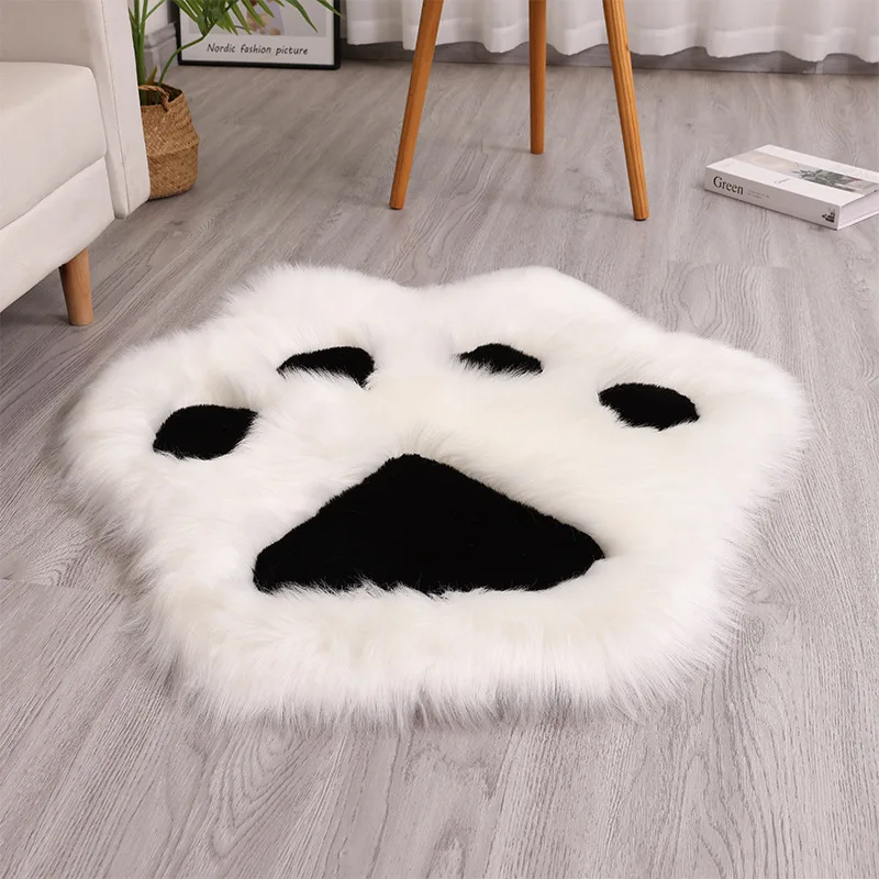 

Imitation wool and rabbit fur blended cat claw carpet, design living room sofa bedroom floor mat cat claw imitation wool