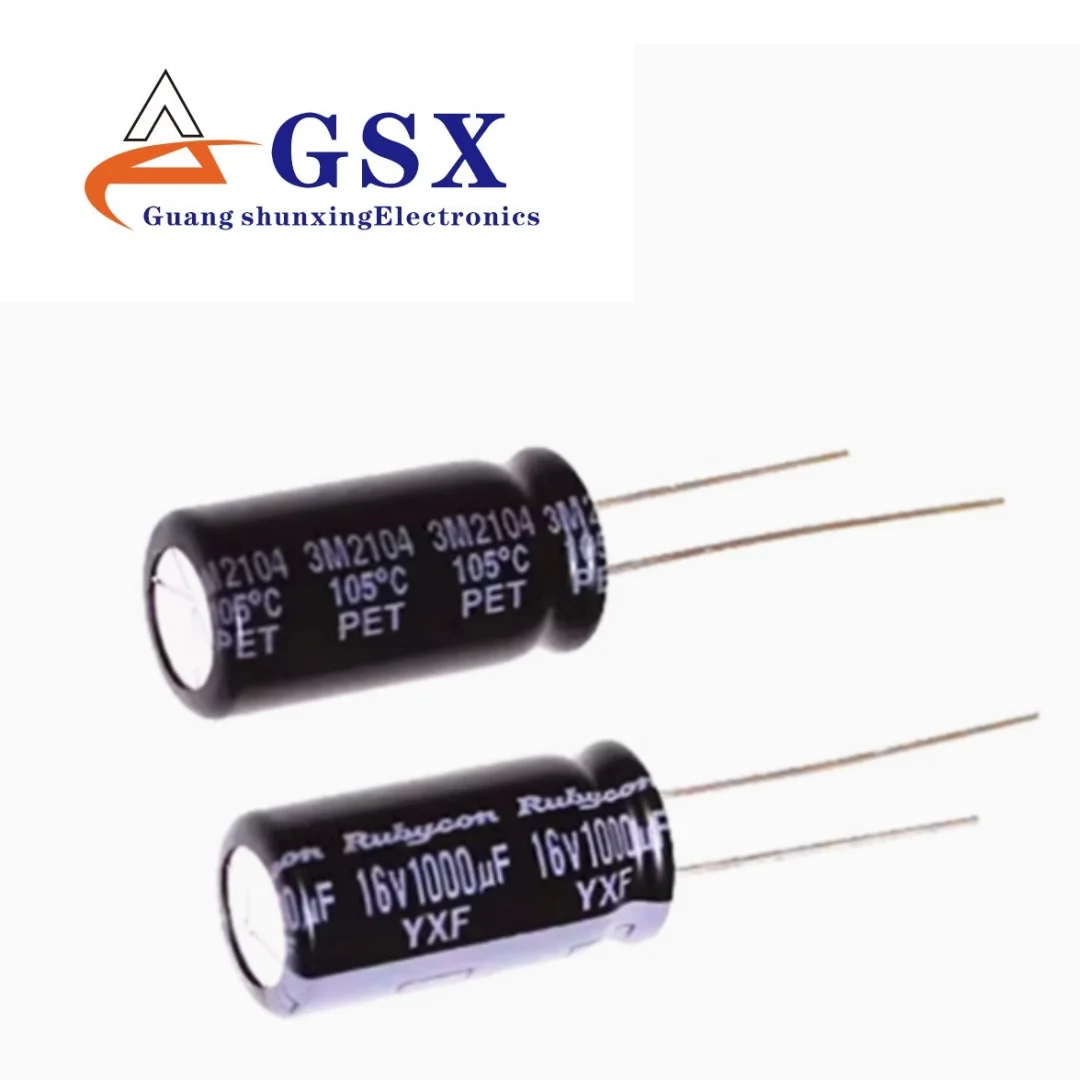 

10pcs Rubycon imported electrolytic capacitor 16v1000uf 8 * 20 Ruby ZLH high-frequency, low resistance, long life