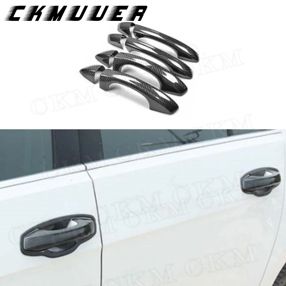 

CKMUUER углеродное волокно для Volkswagen VW Golf 7 VII MK7 2014-2017, инструменты для автоматического украшения, крышка дверной ручки автомобиля, аксессуары для отделки