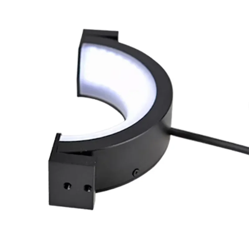 30° Semi Ring LED Machine Vision Light Semi-Ring Light Source for Industrial Camera Product Surface Appearance Defect Inspection