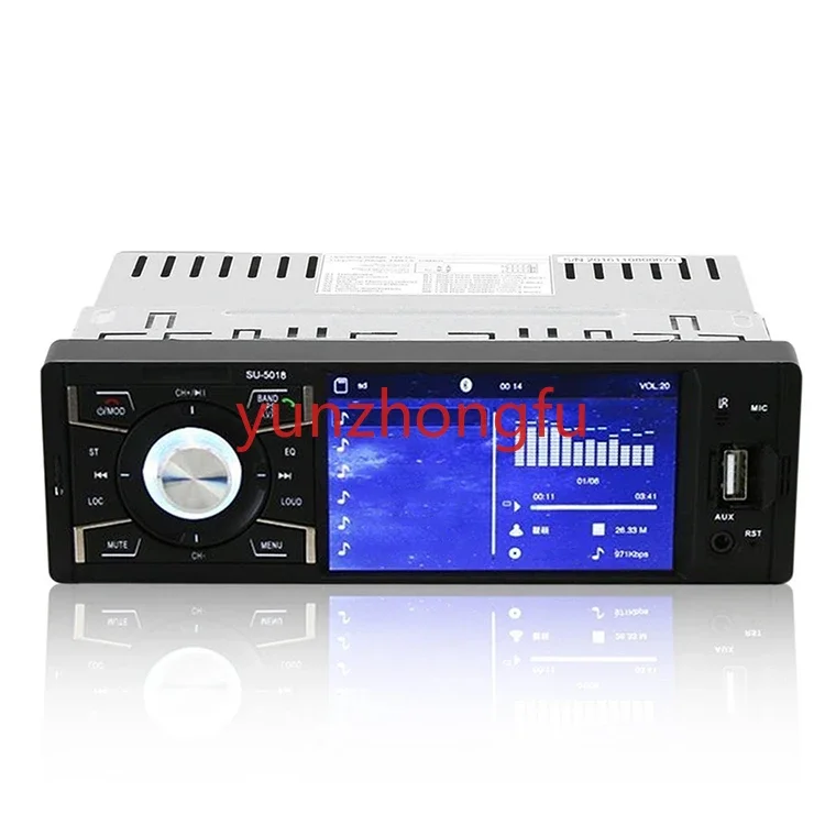 4 inch Car Radio video Player Support FM USB / SD Card/AUX in 1 DIN Stereo MP4 MP5  Rear Camera