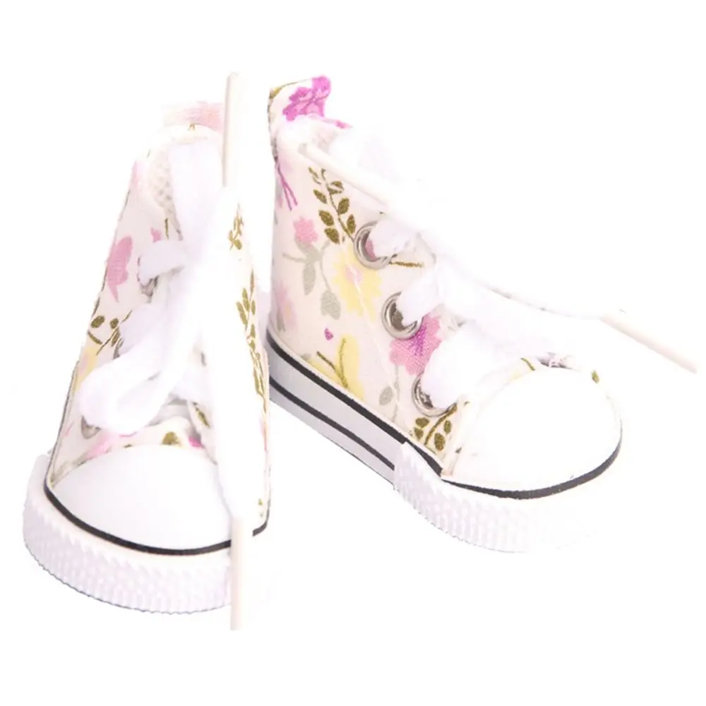 

Shoes For Dolls Accessories Cute Mini Canvas Shoes Mini Colorful BJD Shoes Kawaii Plastic Casual Canvas Shoes Girl Gift