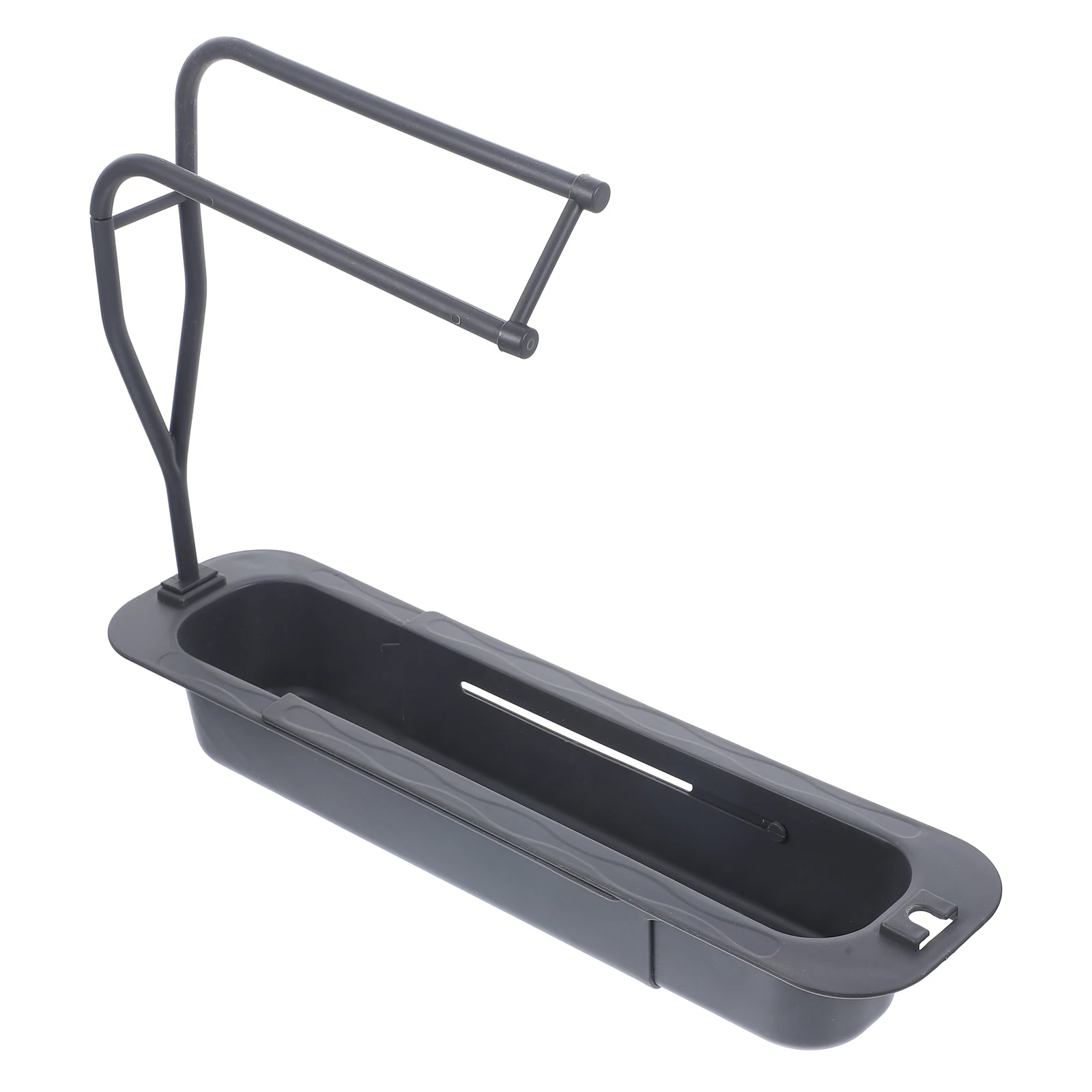 

Drain Basket Storage Rack Telescopic Holder Washing PP Kitchen Drainage Organizer Hollow Design Space Saving Rack for Sponge