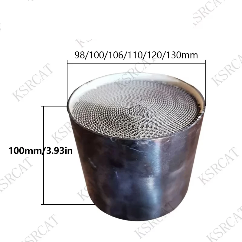 High Flow Metallic Catalytic Converter Euro 4 Catalyst 200/300CPSI Suitable For Cars Catalyst Exhaust