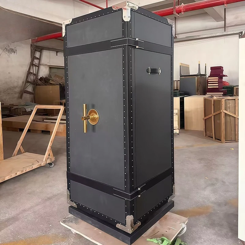 Safe, luxury house large flat floor home high-end solid wood with lock jewelry cabinet