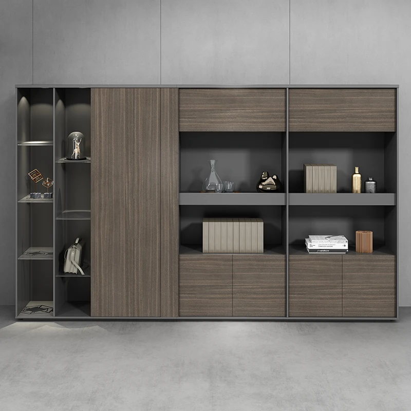 File Cabinet Wooden Office Cabinet Data File Boss Office Back Cabinet Bookcase Shelf Locker