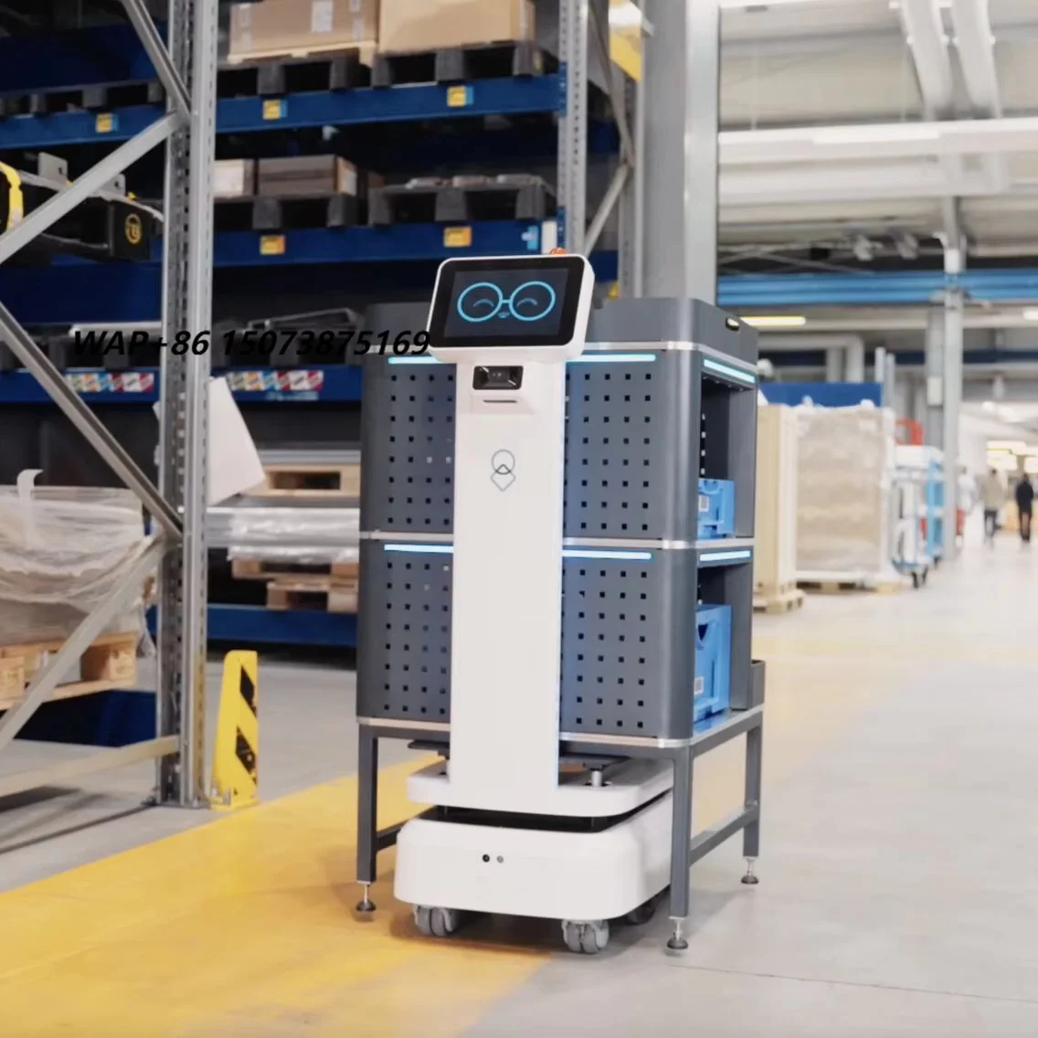 MiCity Hot Sale Automatic Follow Transport Robot 150-600KG Payload Lift 5cm Smart Factory Warehouse Logistics Transport Robot