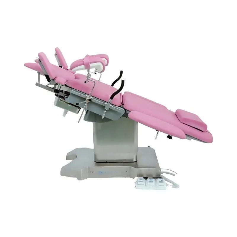 Electric Hospital Grade Dual Control Medical Surgical Operating Table Double Joint Headboard Leg Board Operating Room