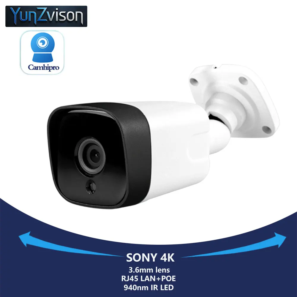 

SO-NY415 4K 8MP Security Камера POE Two Way Audio Surveillance Vedio 940nm Invisible IR Light Waterproof With 128GB