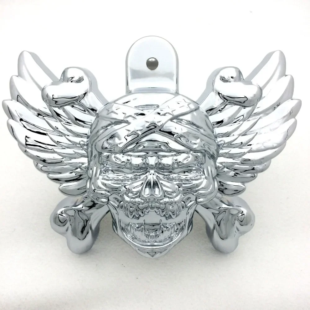 Skull Zombie Horn Cover For 1992-2022 Harley Davidson with Side Mount 