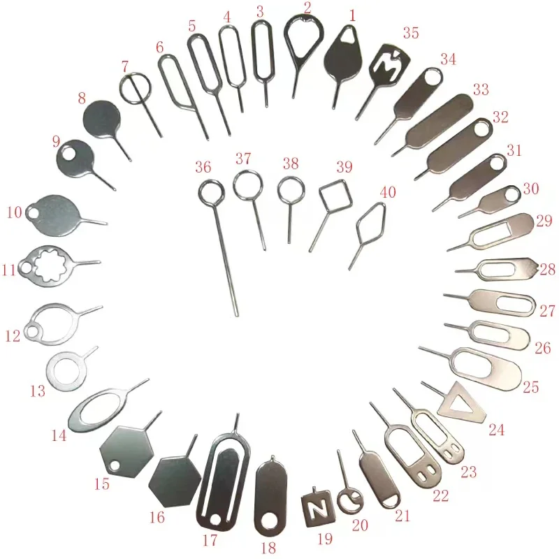 

Custom With LOGO SIM Card Pin Universal Sim Card Removal Pin Key Stainless Steel Sim Card Tray Ejector Eject Pin