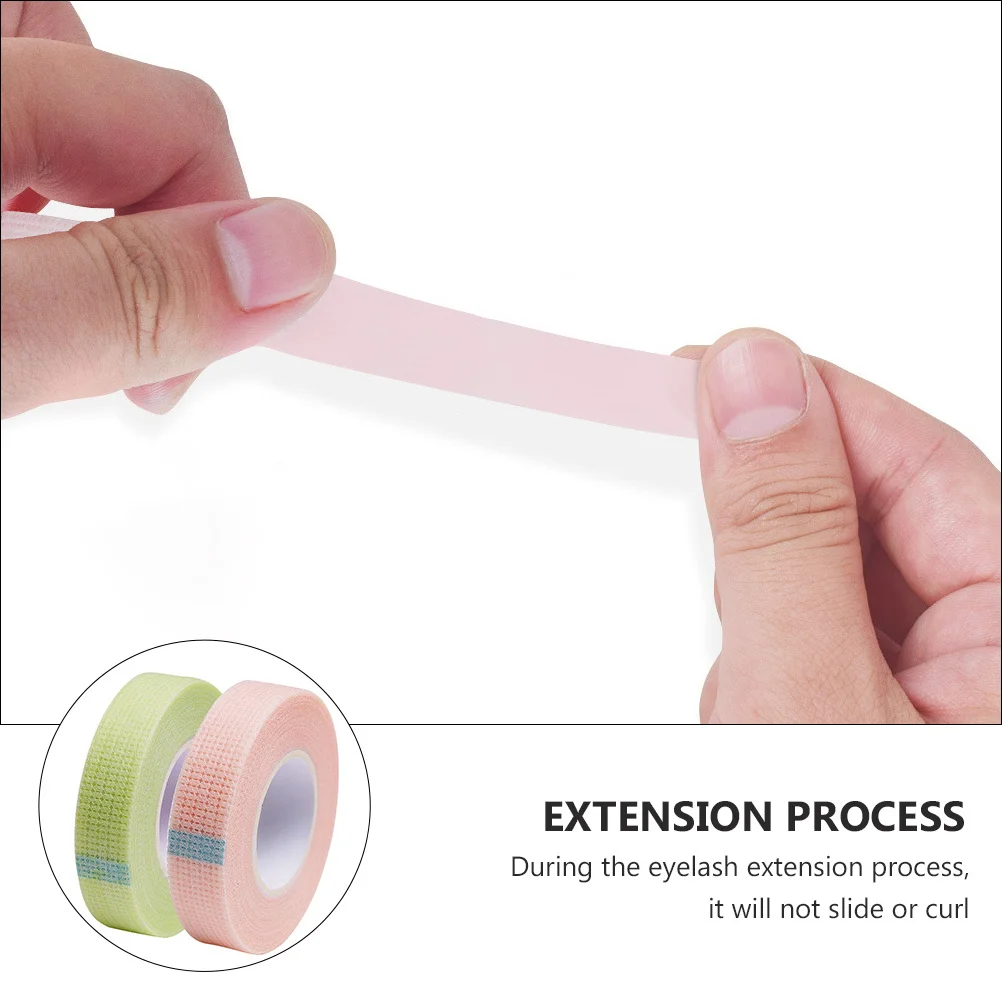 

6 Rolls Eyelash Extension Tapes Breathable Non-Woven Fabric Safe for Skin and Eyes Painless Isolation Patches Eyelash Tapes