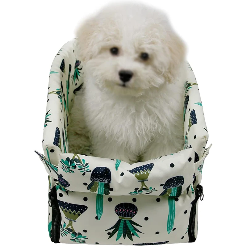 

Custom Wholesale Pet Safety Booster Seat Car Back Center Console Small Dog Cat Puppy Travel Armrests Bed Bag Removable Pet Car S