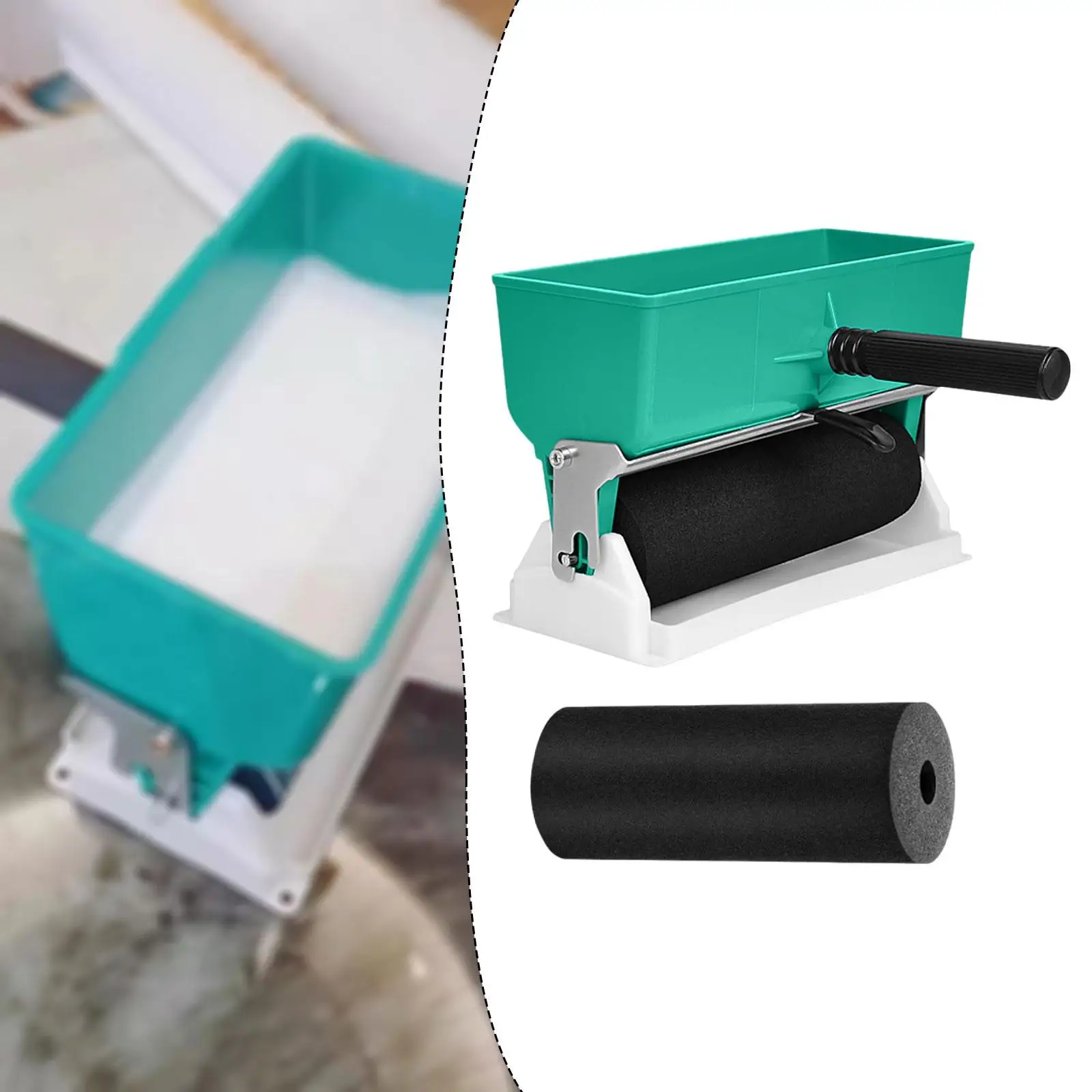 

Manual Glue Applicator Roller Large Tank Efficient Spreader for Woodworking Carpentry and Home Crafts