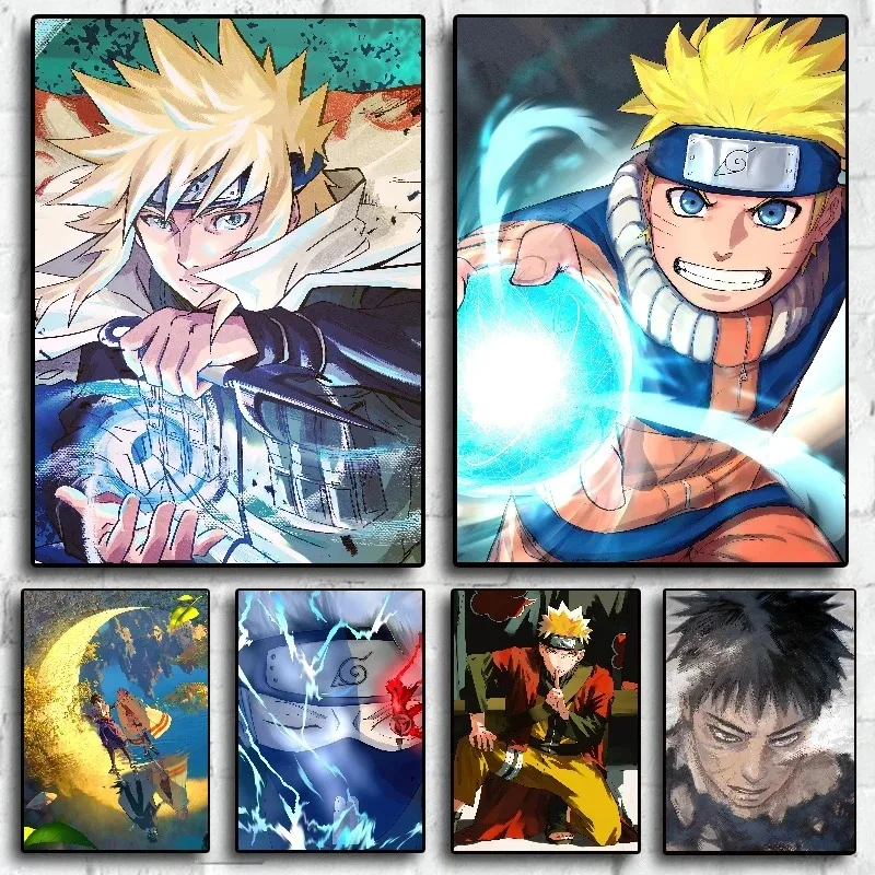 

New Classic Japanese Anime Naruto HD Poster Print Canvas Painting Modern Mural Decoration Pictures Wall Room Decor Frameless