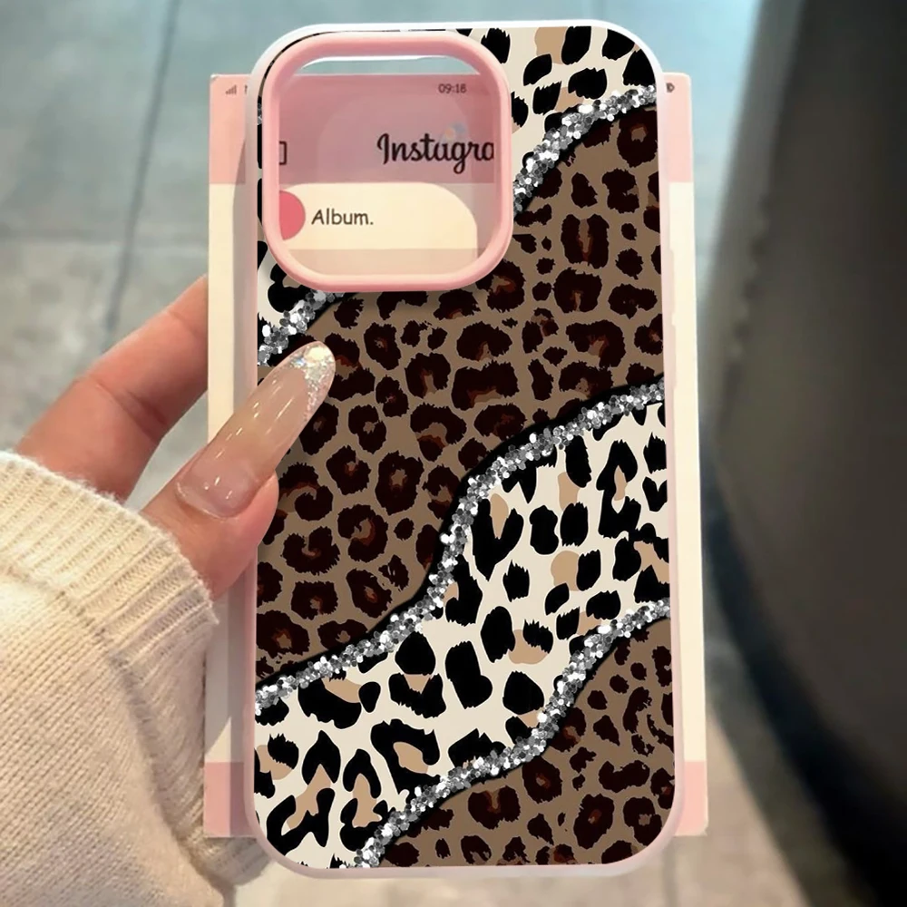 Für Samsung Galaxy S21 S26 S25 S24 S23 S22 Ultra Plus FE Hülle Luxus Leopardenmuster Cover Für A37 A36 A54 A55 A56 Drop Funda – Detail 4