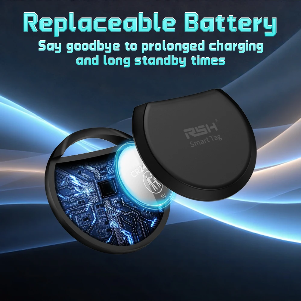 جهاز تتبع RSH Security المضاد للخسارة بنظام تحديد المواقع Android Mini المحمول يعمل مع جهاز البحث عن محور Google لعلامة Samsung Moto Car AI