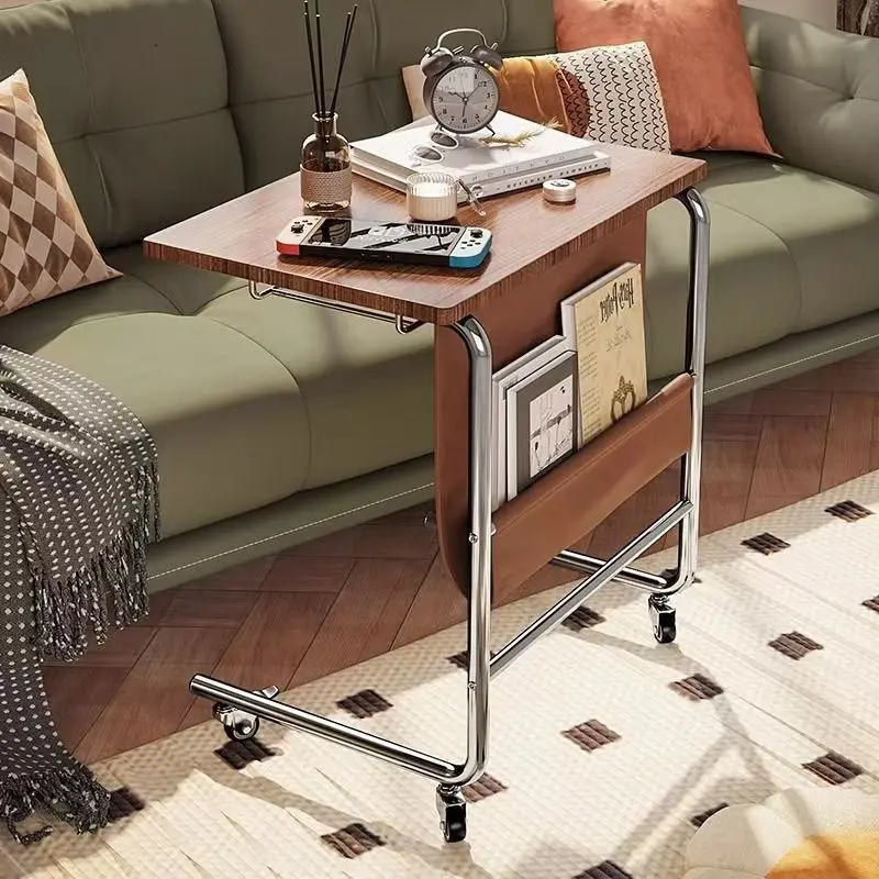 Bedside Table Sofa-side  Living Room Bedroom Lazy Chair Desk Laptop Computer Table Movable Multifunctional Side Table