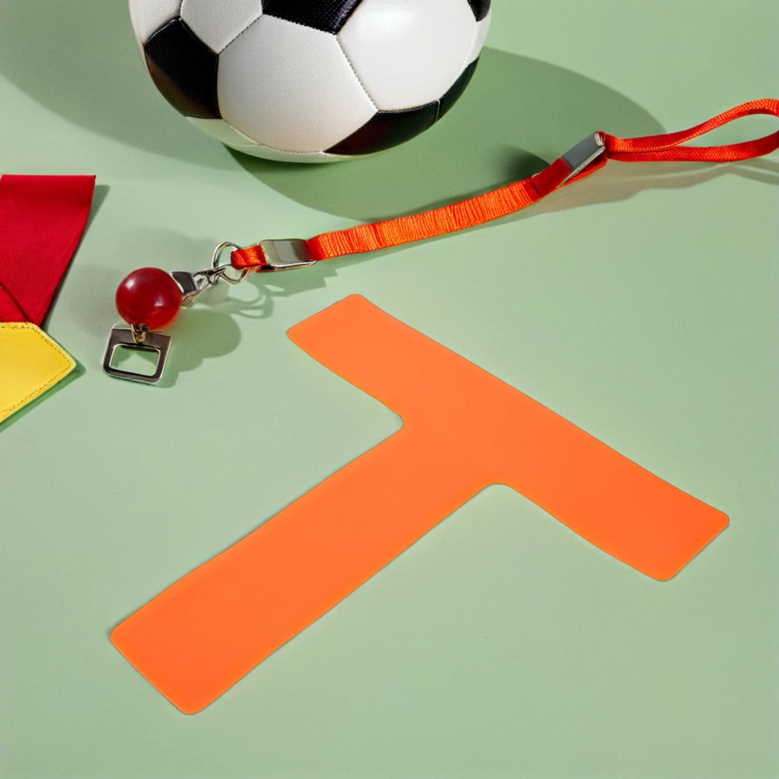 

4Pcs Flat Marker for Training Soccer Line Markers High Visibility Portable Lightweight Sports Gear Flat Agility Mat for Drills