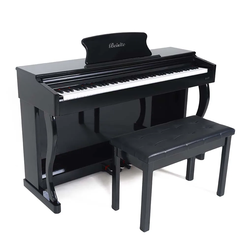 Wholesale Beisite B81 BIG Grand Digital Piano 88 Key Midi Keyboard Headset Electronic Organ