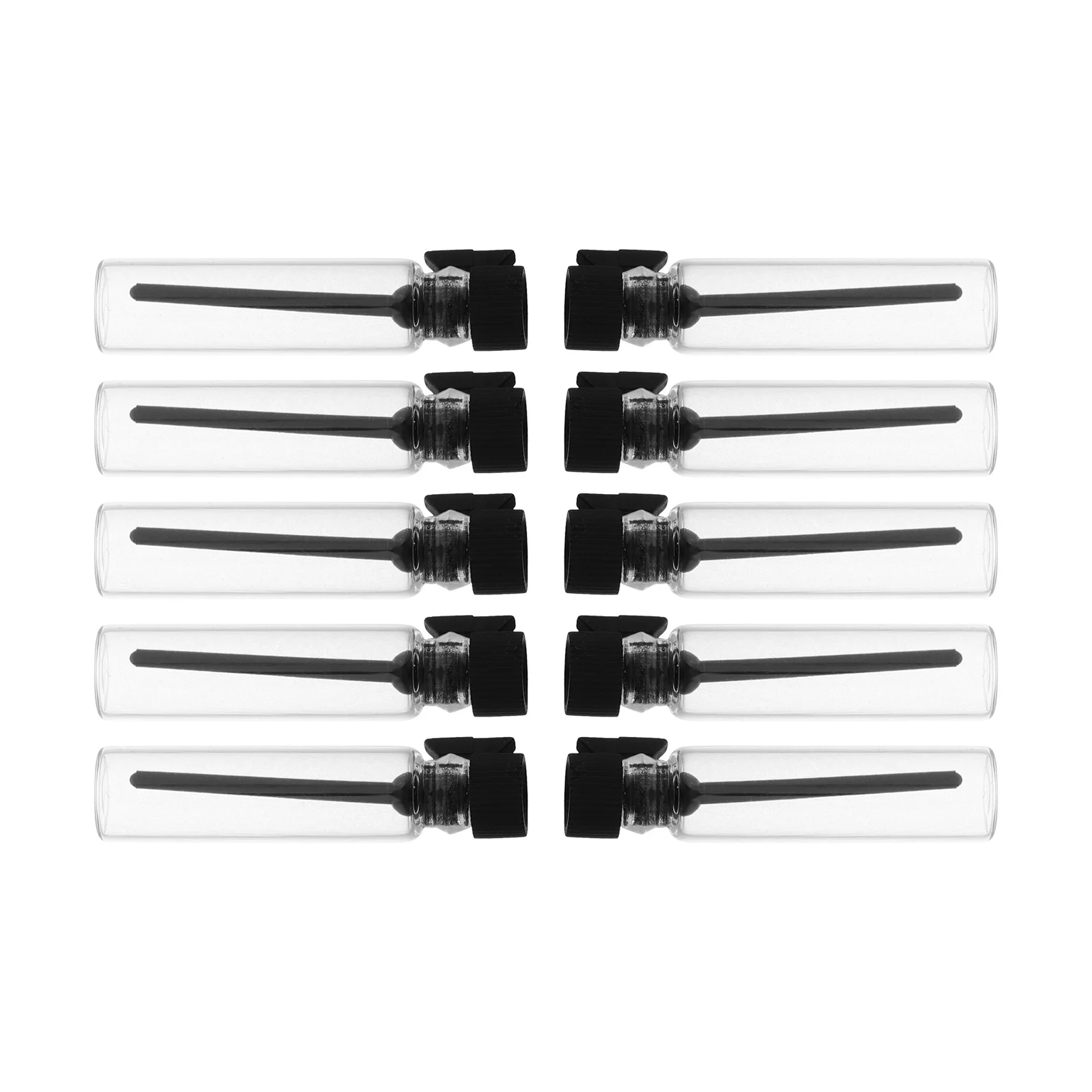 10 قطعة زجاجات عينة عطر زجاجية قوارير صغيرة محمولة حاويات الزيوت العطرية مانعة للتسرب حجم السفر قطارة العطر #3