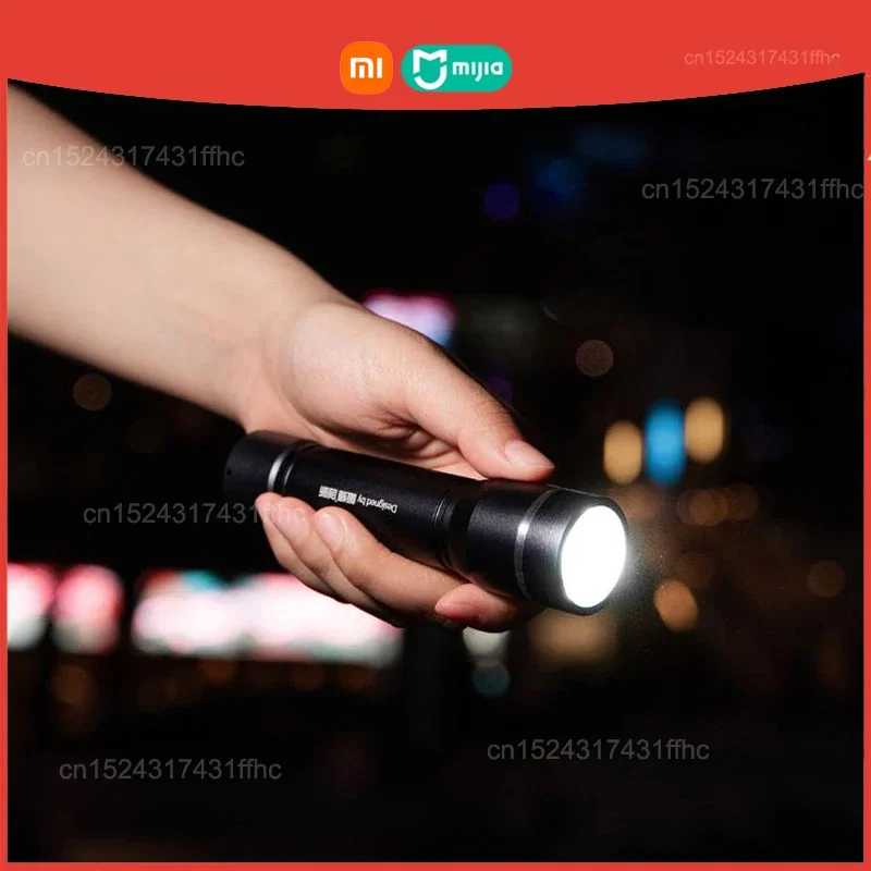 xiaomi Mijia [1000 lumens bright] Strong zoom flashlight Youth version six light mode All metal body IP67 waterproof