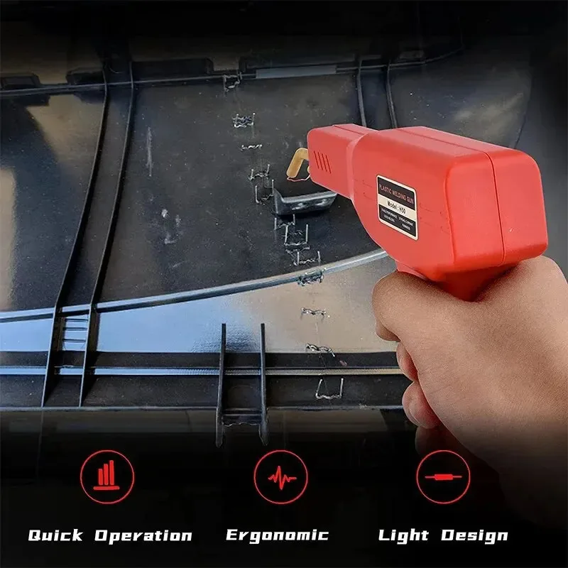 50W Handy Plastics Welders Garage Tools Hot Staplers Machine Staple PVC Repairing Machine Car Bumper Repairing Welding Tool view 6