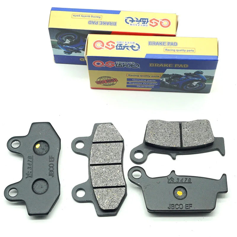Motorcycle Front Rear Brake Pads for HONDA NSB50 NS-1 1991 NSR50 1987-1992 NSR80 1988-1992 NSR80R 1987 NSB NSR 80 50