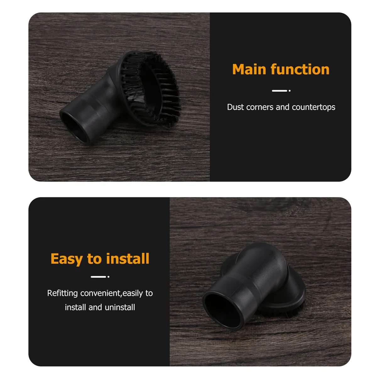 หัวแปรงกลมหมุนได้32มม. สำหรับอะไหล่เครื่องดูดฝุ่น Philips Haier Midea ซันโยพานาโซนิค