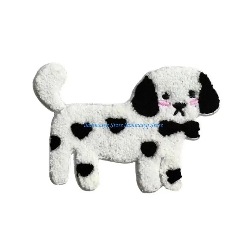 

573B Lovely Dog Patches for Crafting Hairband Shoes Decors Craft Handbag Clothes Applique Project Craft Accessory Sewing Decors