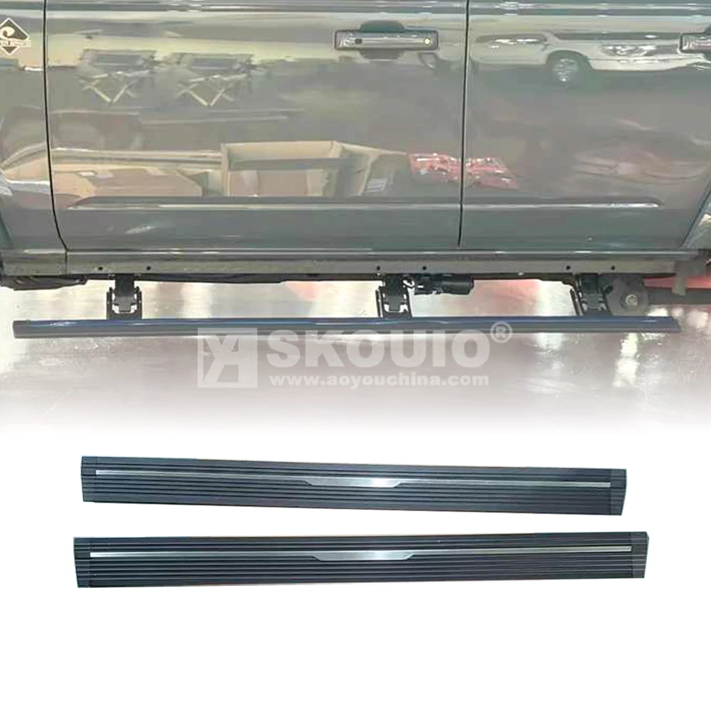 SKOUIO-X8 Car Power Automatic Electric Motor Steps Running Board Side Step for Ford Bronco 2021