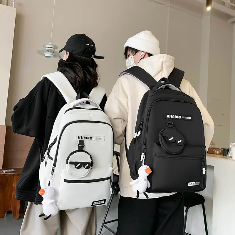 Studenten rucksack im koreanischen Stil 2024 neuer hochwertiger Freizeit rucksack modischer und vielseitiger College-Pendel rucksack