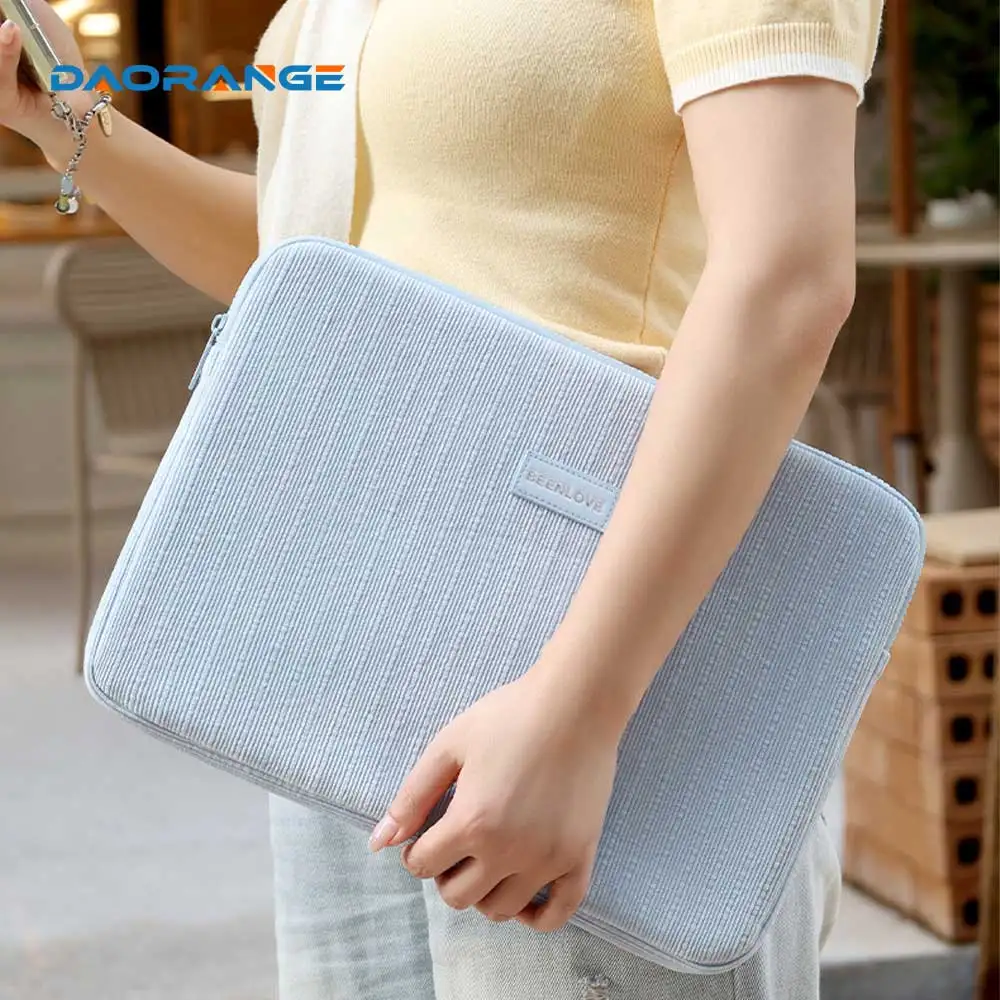 

2025 New laptop bag suitable For Huawei Apple 14 inch 15.6-inch portable corduroy inner bag for business travel