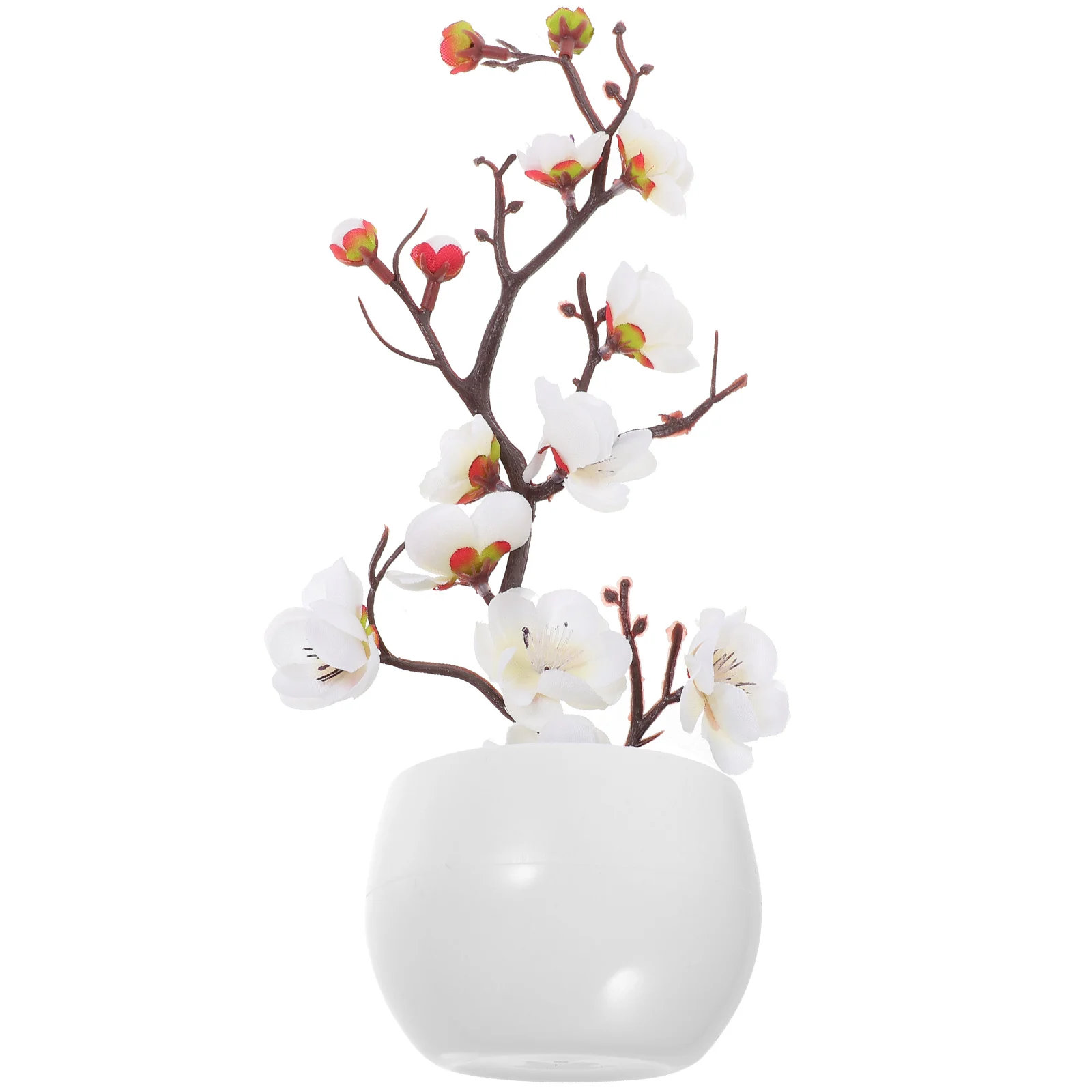 

Decoration Simulated Wintersweet Branches Fake Flowers for Desk Decorations Artificial Plum Home Simulation Realistic White
