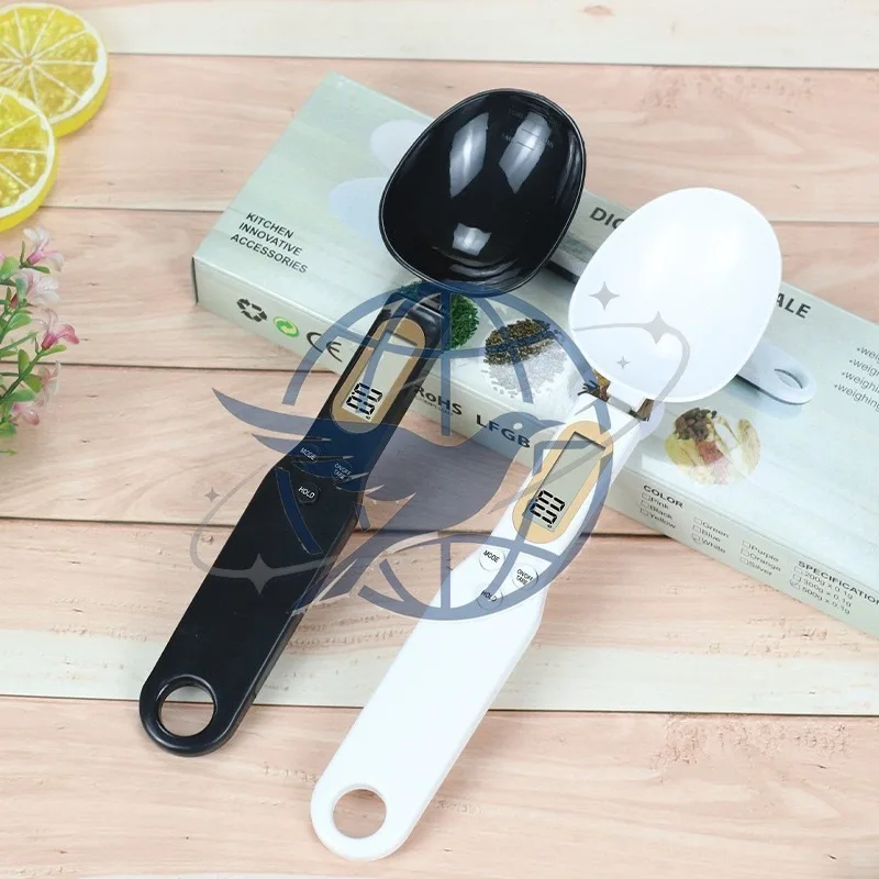Electronic food scale 500g/0.1g weighing new spoon weighing ingredient scale dog food spoon gram scale 734 electronics