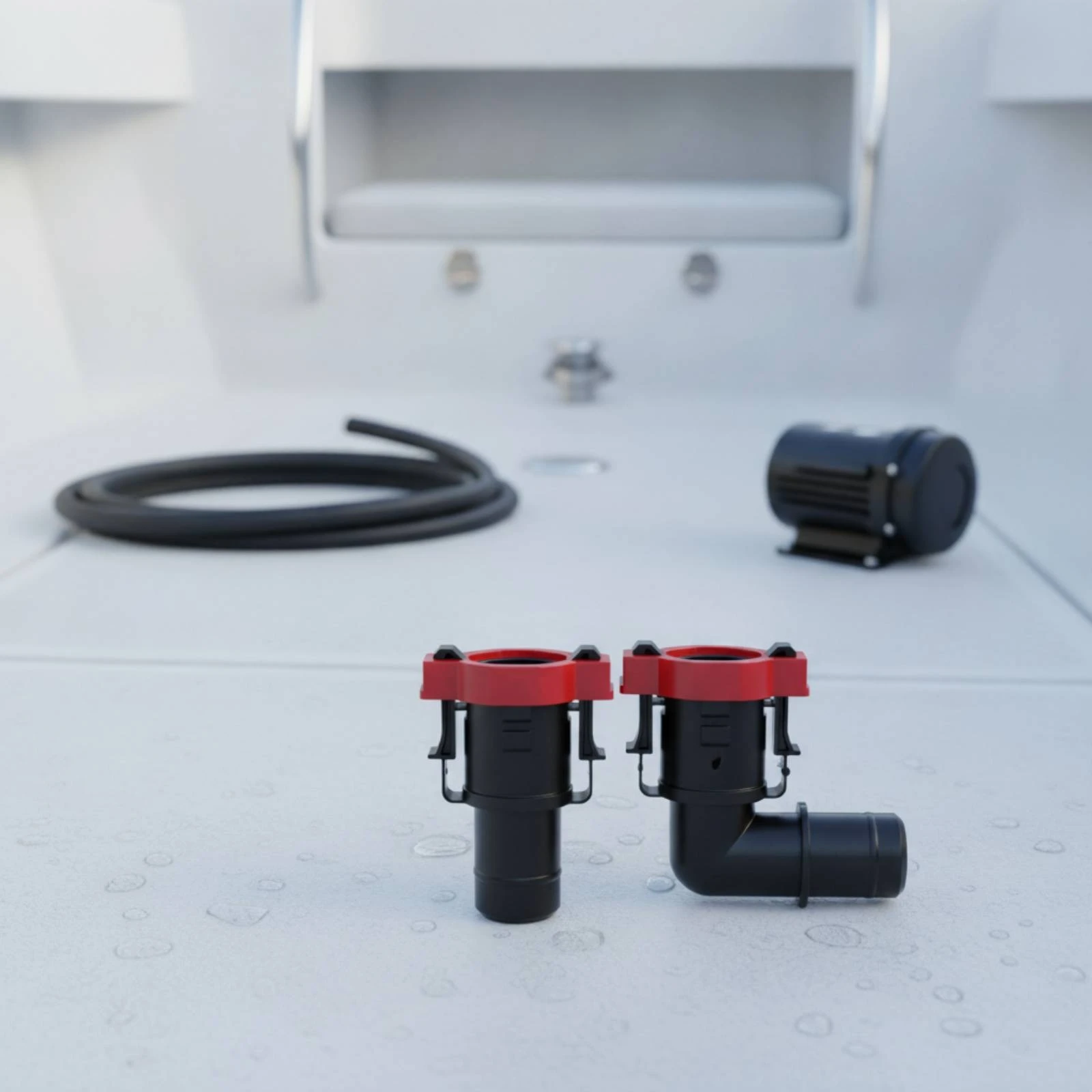 Adaptateur à connexion rapide avec collier de serrage, raccord de tuyau à connexion rapide standard 3/4 pouce, raccordement anti-fuite, robuste