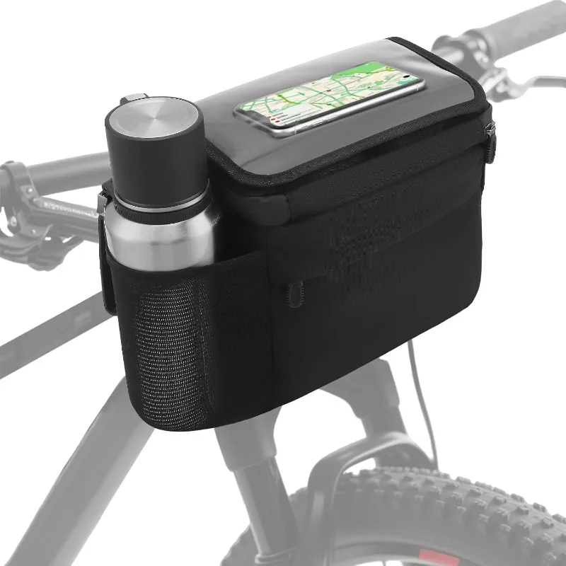 

Multi Function Foldable Scooter Bag Handlebar Mount Design Universal Bike Compatibility Waterproof Material Easy Installation