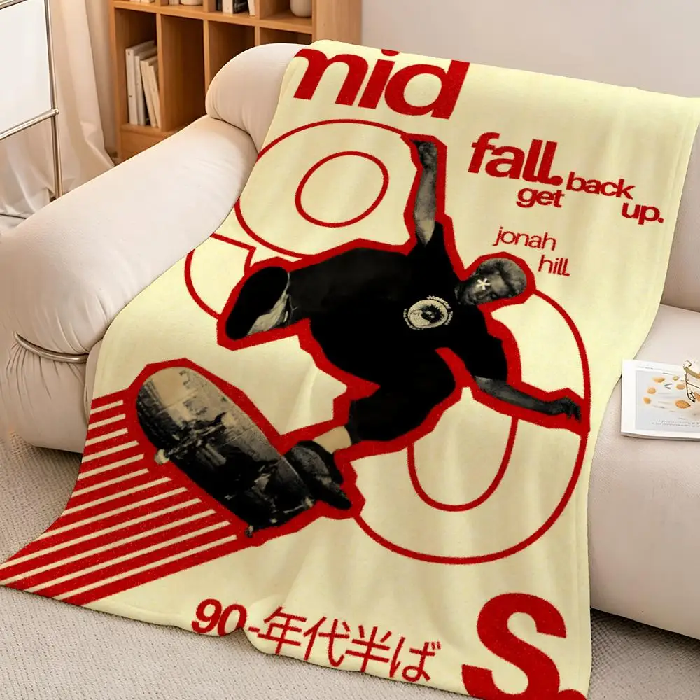 Art M-Mid0.9s Throw hot High-Density Short Plush Blanket Soft Skin-Friendly for Sofa Nap Air-Conditioned Room