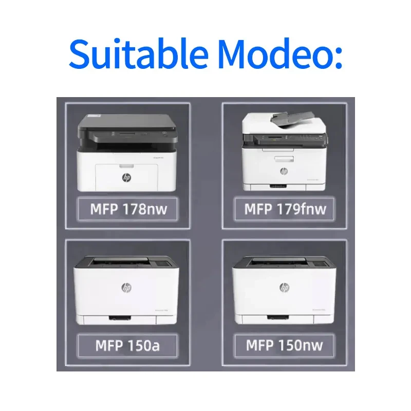 117A Toner Cartridge Compatible For hp117a W2070A W2071A W2072A 2073 For HP Color Laser 150a 150nw MFP 178fnw MFP 179fnw printer - view 6