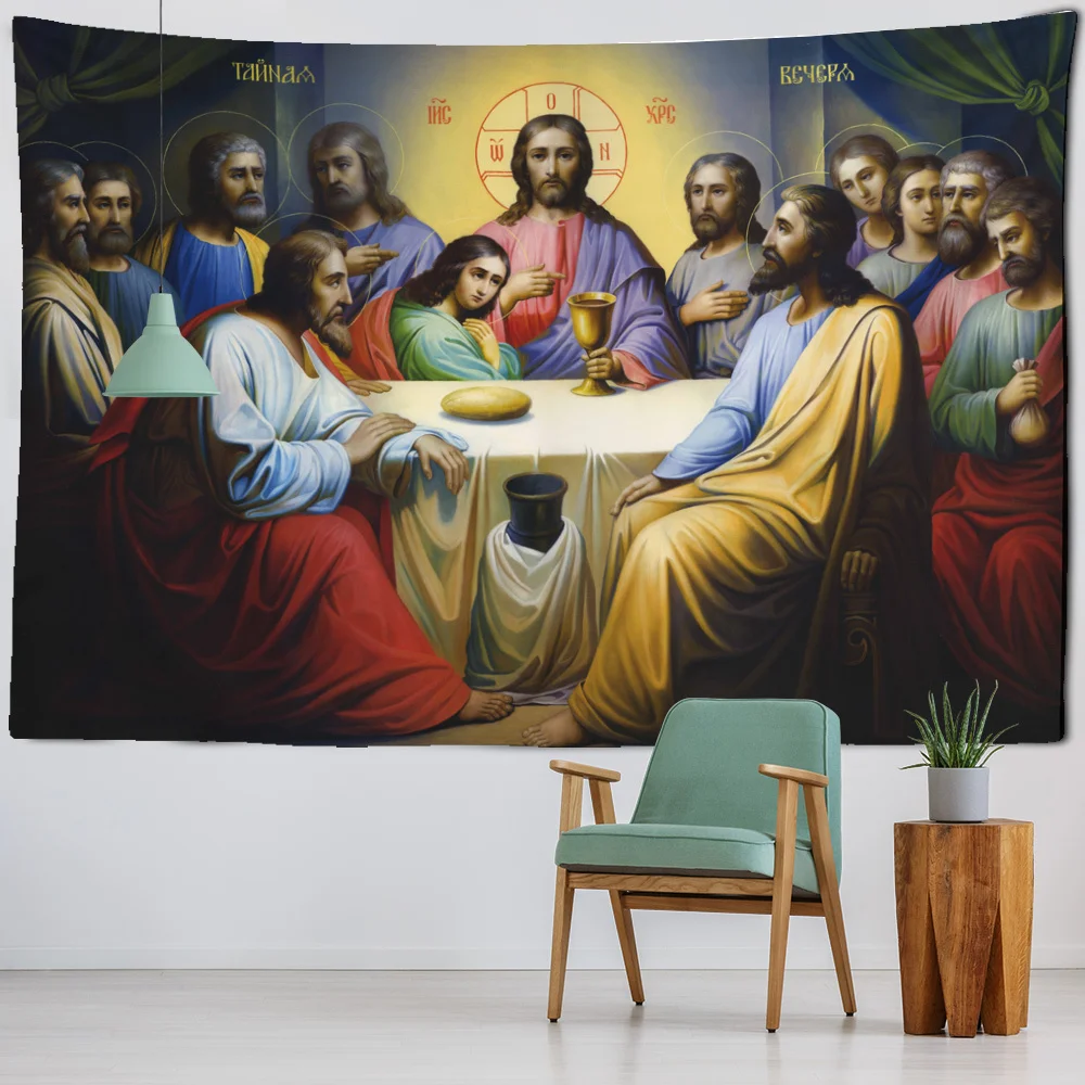 

Картина «Купидон и сепук», настенный гобелен, настенный подвесной гобелен «Последний Ужин», домашний декор, скатерть для стола, миф о небесах, исаутсапредство