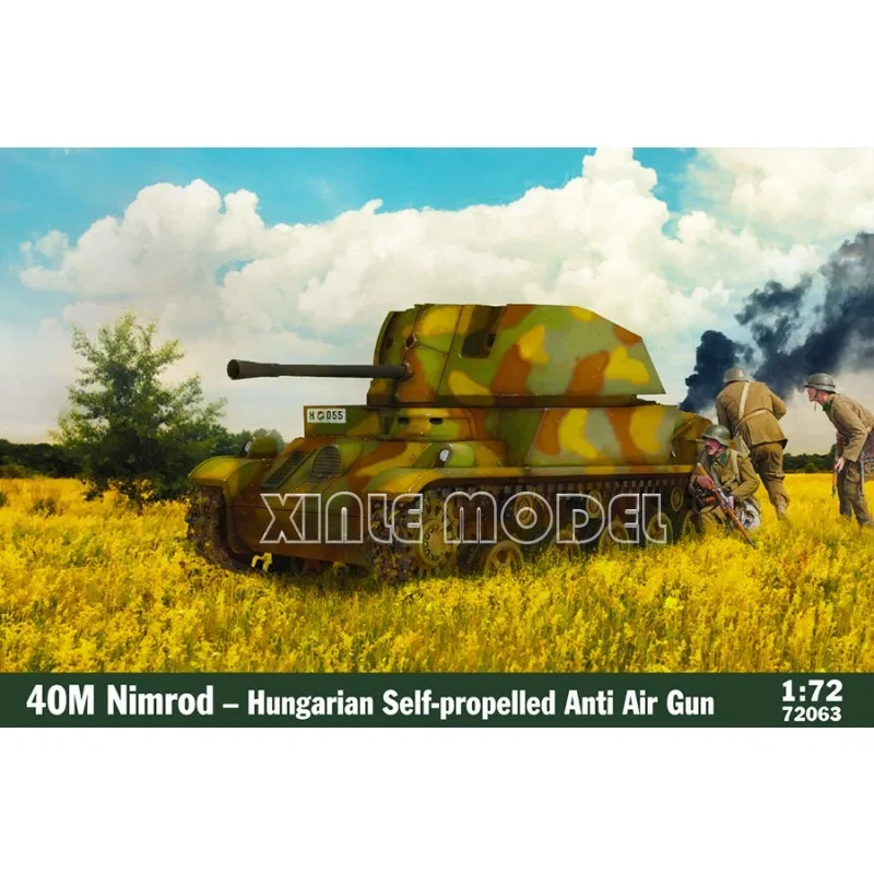 

Пластиковый сборный модельный набор IBG 72063: 40-мм самоходная зенитная установка Nimród (Венгрия), масштаб 1/72