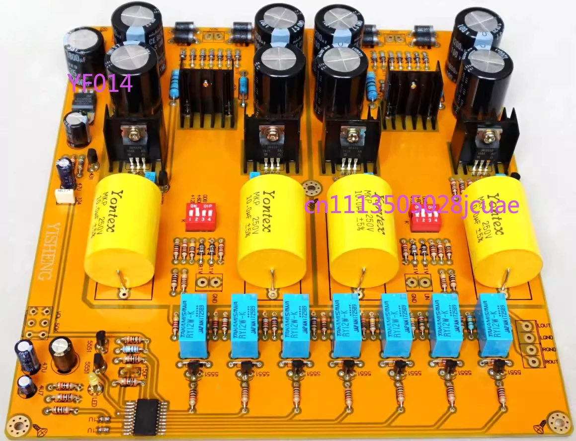 PASS 2.0 Single-Ended Class A HiFi Preamp Board Field Effect Transistor Preamp