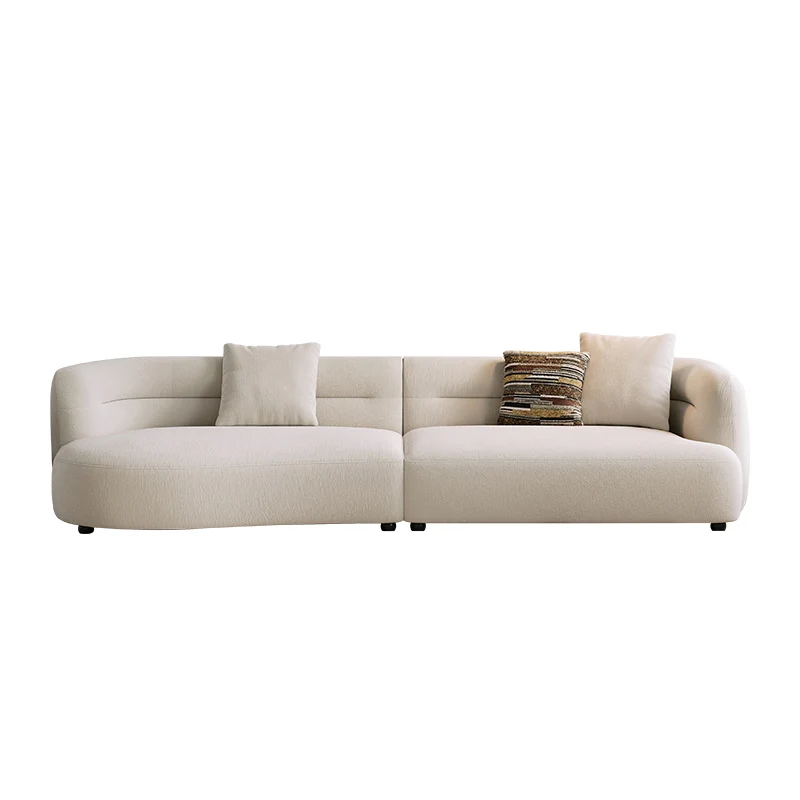 -pp Modern Living Room Furniture Luxury High-End Chenille Fabric Sofa Set Solid Wood Frame Custom Multi-color Couch